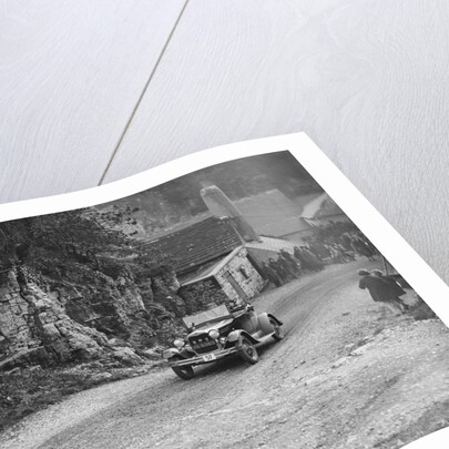 Ford Model A of FH Grain competing in the MCC Sporting Trial, Litton Slack, Derbyshire, 1930 by Bill Brunell