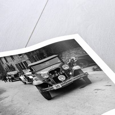 Ford Model A of EAL Midgely and Morris Cowley at the MCC Sporting Trial, 1930 by Bill Brunell