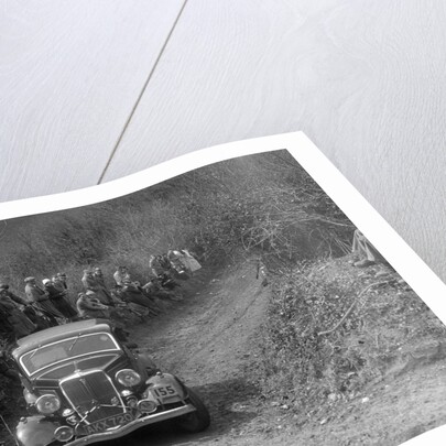 Ford V8 of Major DEM Douglas-Morris competing in the MCC Lands End Trial, 1935 by Bill Brunell