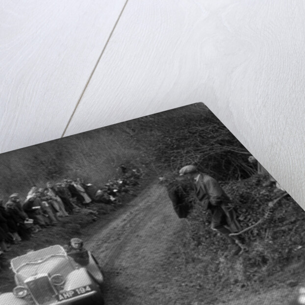 Hillman Aero Minx of V Wherry competing in the MCC Lands End Trial, 1935 by Bill Brunell