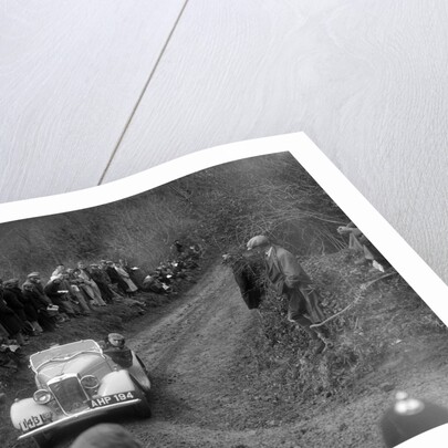 Hillman Aero Minx of V Wherry competing in the MCC Lands End Trial, 1935 by Bill Brunell