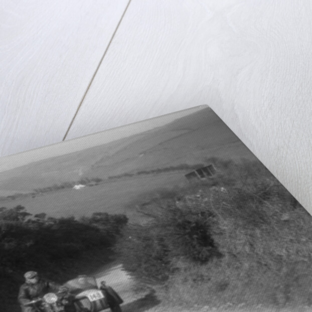 497 cc Ariel and sidecar of R Newman at the MCC Lands End Trial, Beggars Roost, Devon, 1936 by Bill Brunell