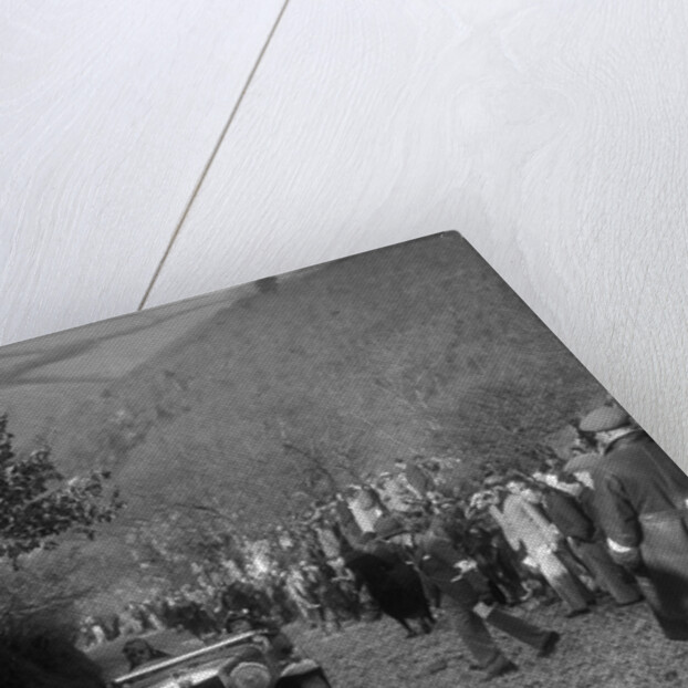 MG Magnette of JW Fox competing in the MCC Lands End Trial, Beggars Roost, Devon, 1936 by Bill Brunell