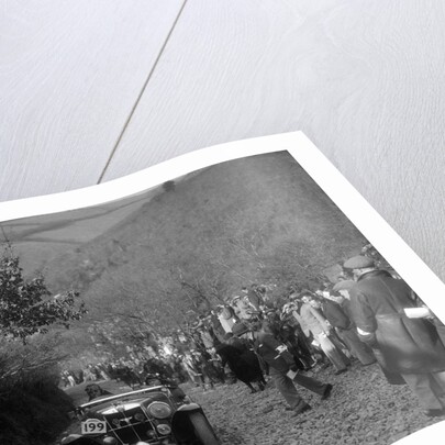 MG Magnette of JW Fox competing in the MCC Lands End Trial, Beggars Roost, Devon, 1936 by Bill Brunell