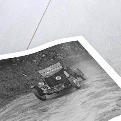 Lea-Francis Hyper competing in the Shelsley Walsh Amateur Hillclimb, Worcestershire, 1929 by Bill Brunell