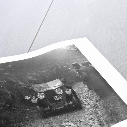 Triumph of BA Roy competing in the MCC Exeter Trial, 1930 by Bill Brunell