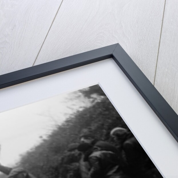 Morris Minor of KC McGuffie competing in the MCC Exeter Trial, Blackhill, Dorset, 1930 by Bill Brunell