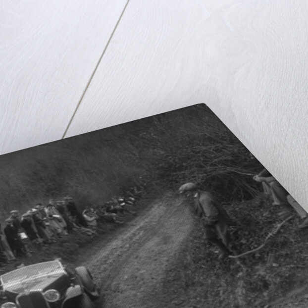 Triumph of HF Burt competing in the MCC Lands End Trial, 1935 by Bill Brunell