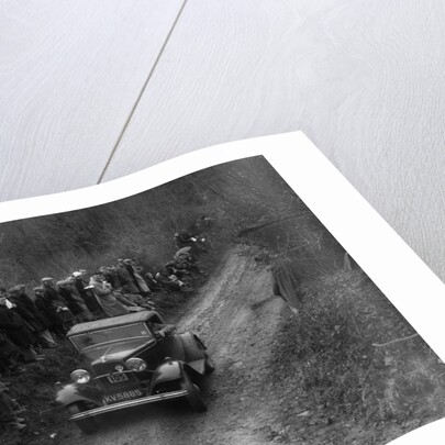 Ford V8 of DJC Palmer competing in the MCC Lands End Trial, 1935 by Bill Brunell