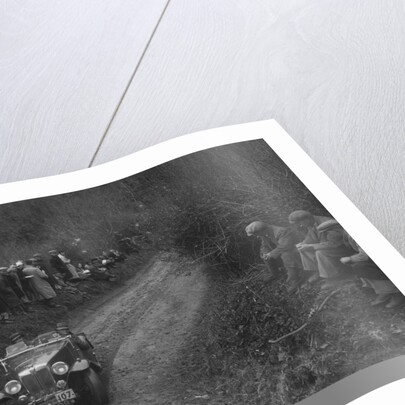 MG NA Magnette of SM Harrocks competing in the MCC Lands End Trial, 1935 by Bill Brunell