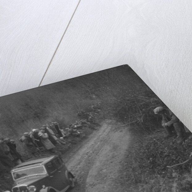 Standard saloon of AJ Borkett competing in the MCC Lands End Trial, 1935 by Bill Brunell