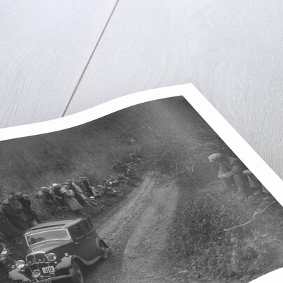 Standard saloon of AJ Borkett competing in the MCC Lands End Trial, 1935 by Bill Brunell