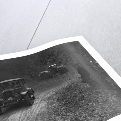 Hillman 11 saloon competing in the Sunbeam Motor Car Club Bognor Trial, 1929 by Bill Brunell