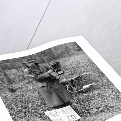 Starter at the Sunbeam Motor Car Club Bognor Trial, 1929 by Bill Brunell