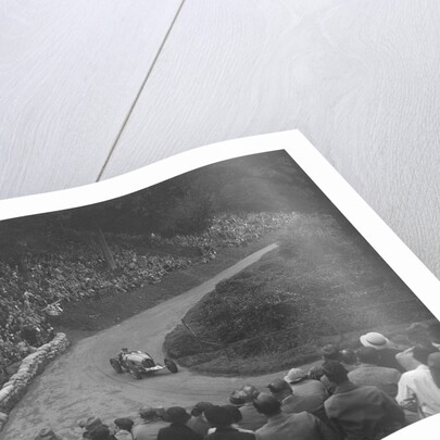 Bugatti Type 51 competing in the Shelsley Walsh Hillclimb, Worcestershire, 1935 by Bill Brunell