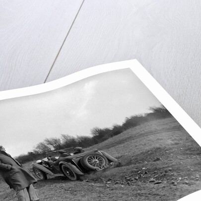 MG TA competing in the London Motor Club Coventry Cup Trial, Knatts Hill, Kent, 1938 by Bill Brunell