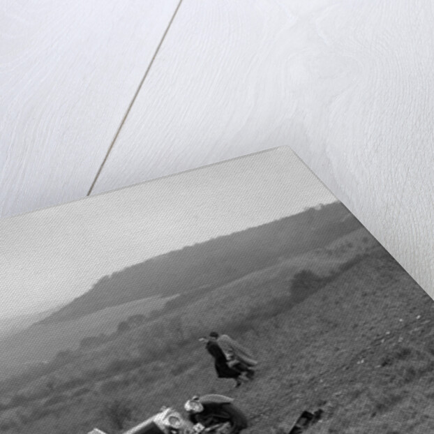 Aston Martin competing in the London Motor Club Coventry Cup Trial, Knatts Hill, Kent, 1938 by Bill Brunell