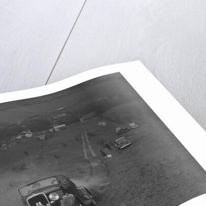 Ford V8 competing in the London Motor Club Coventry Cup Trial, Knatts Hill, Kent, 1938 by Bill Brunell