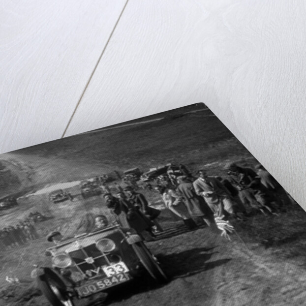 1932 MG J2 competing in a motoring trial, Bagshot Heath, Surrey, 1930s by Bill Brunell