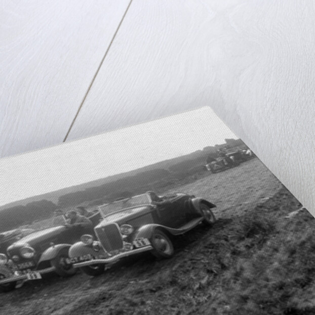 Three Ford V8s at the Sunbac Inter-Club Team Trial, 1935 by Bill Brunell