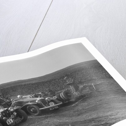 Two MG Magnettes and a Hillman Aero Minx at the Sunbac Inter-Club Team Trial, 1935 by Bill Brunell