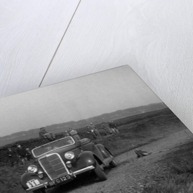 Ford V8 drophead of Viscount Chetwynd competing in the Sunbac Inter-Club Team Trial, 1935 by Bill Brunell