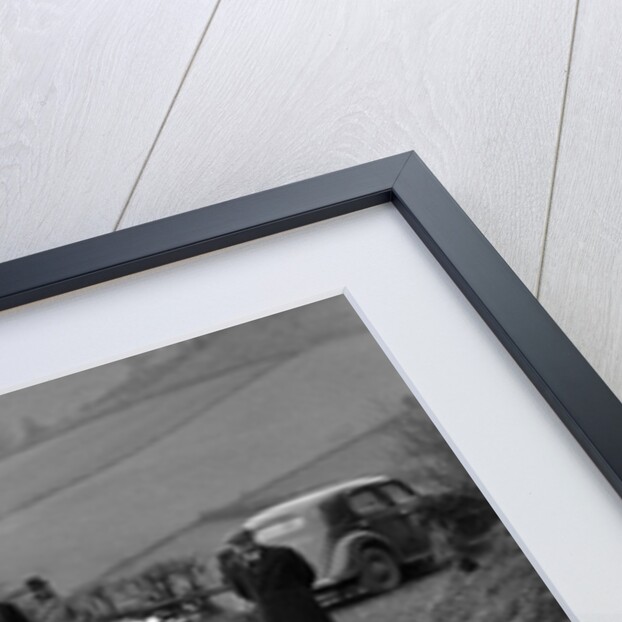 MG PB of EJ Haesendonck of the Cream Cracker Team at the MG Car Club Midland Centre Trial, 1938 by Bill Brunell