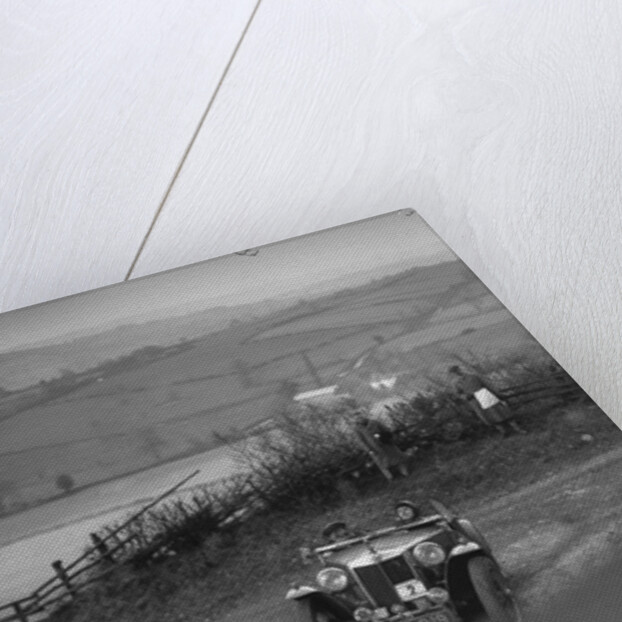 MG TA of JL Lutwyche competing in the MG Car Club Midland Centre Trial, 1938 by Bill Brunell