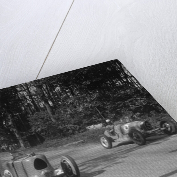 MG Magnette, Bugatti Type 37A and Alta, Donington Park Race Meeting, Leicestershire, 1935 by Bill Brunell