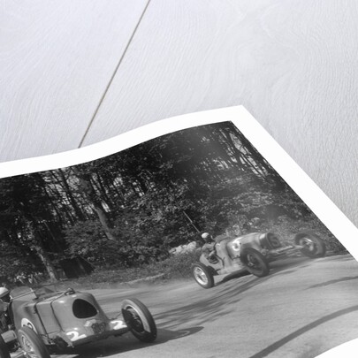 MG Magnette, Bugatti Type 37A and Alta, Donington Park Race Meeting, Leicestershire, 1935 by Bill Brunell