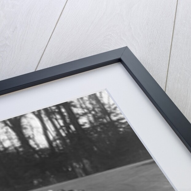 MG Magnette of AA Rigby leading JR Grice's Riley Brooklands at Donington Park, Leicestershire, 1935 by Bill Brunell