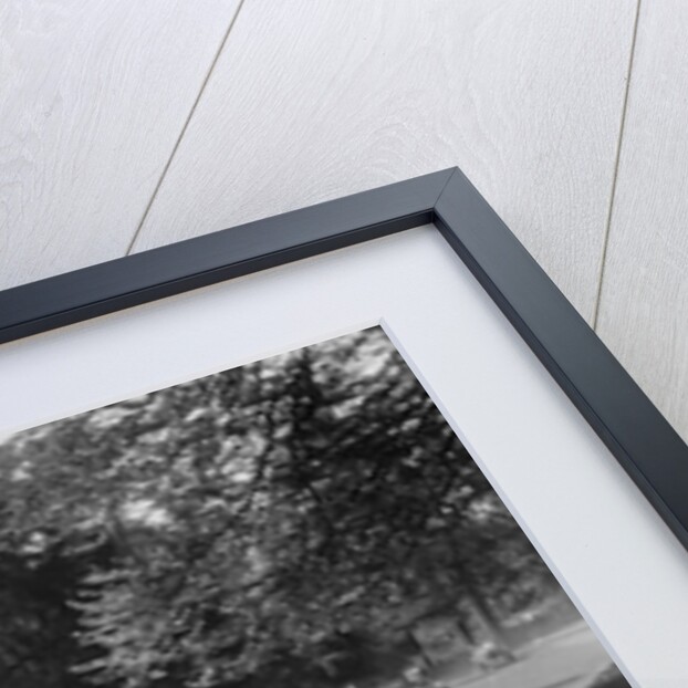 Austin Ulster leading a MG Magnette at Donington Park, Leicestershire, 1930s by Bill Brunell