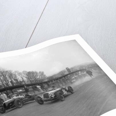 Riley and Alta racing at Donington Park, Leicestershire, c1930s by Bill Brunell