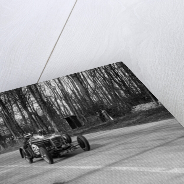 Frazer-Nash Byfleet II leading an MG at Donington Park, Leicestershire, 1935 by Bill Brunell
