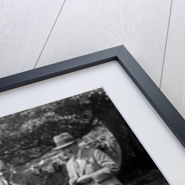 Group of men at Donington Park motor racing circuit, Leicestershire, c1930s by Bill Brunell