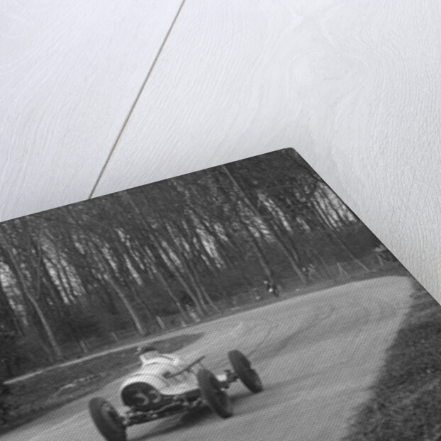 Hector Dobbs Riley Dobbs offset special passing Raymond Mays' crashed ERA, Donington Park, 1935 by Bill Brunell