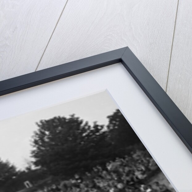 Alfa Romeo of Kenneth Evans racing at Crystal Palace, London, 1939 by Bill Brunell