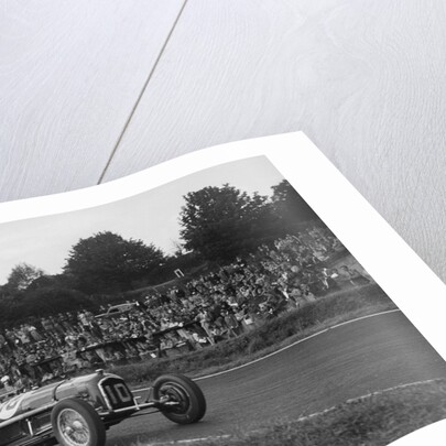 Alfa Romeo of Kenneth Evans racing at Crystal Palace, London, 1939 by Bill Brunell