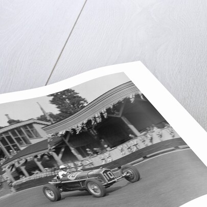 Alfa Romeo Monza of Kenneth Evans racing at Crystal Palace, London, 1939 by Bill Brunell