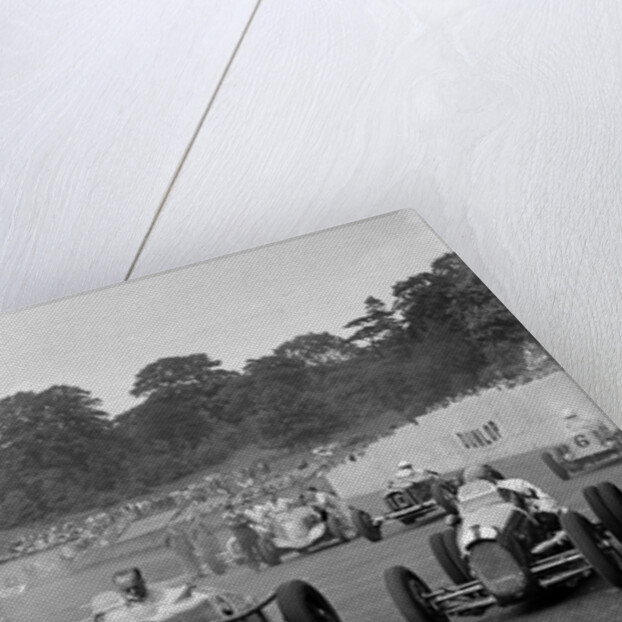 MG R type of Bill Esplen, ERA of Geg Parnell and MG of H Stuart-Wilton, Crystal Palace, 1939 by Bill Brunell