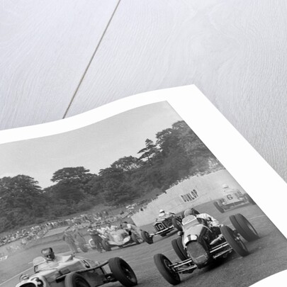 MG R type of Bill Esplen, ERA of Geg Parnell and MG of H Stuart-Wilton, Crystal Palace, 1939 by Bill Brunell