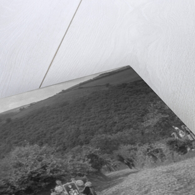 Singer 2-seater competing in the Mid Surrey AC Barnstaple Trial, Beggars Roost, Devon, 1934 by Bill Brunell