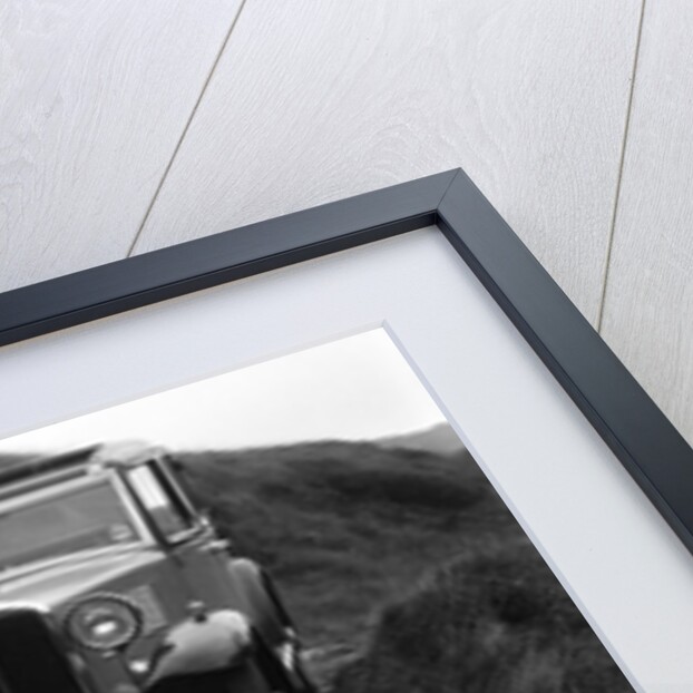 Kitty Brunell road testing a Standard Little Twelve saloon, c1932 by Bill Brunell