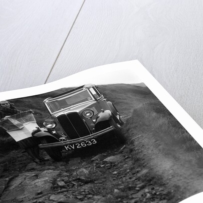 Kitty Brunell road testing a Standard Little Twelve saloon, c1932 by Bill Brunell