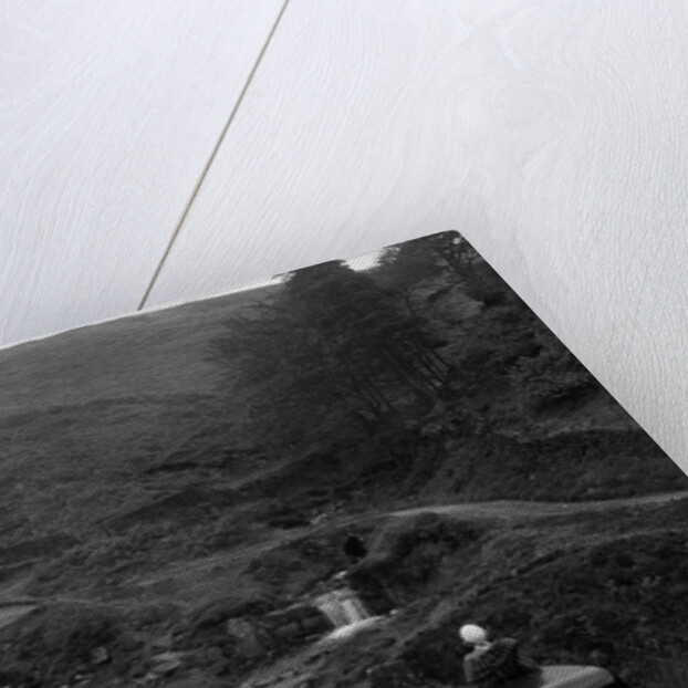 Kitty Brunell road testing a Standard Little Twelve saloon, c1932 by Bill Brunell