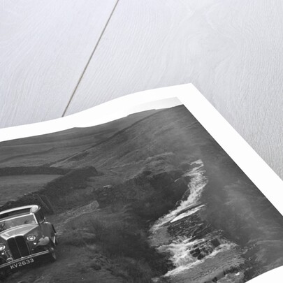 Kitty Brunell road testing a Standard Little Twelve saloon, c1932 by Bill Brunell