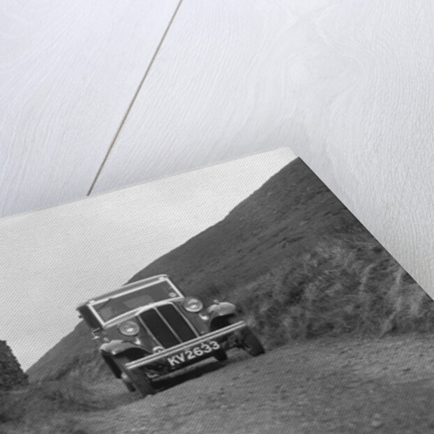 Kitty Brunell road testing a Standard Little Twelve saloon, c1932 by Bill Brunell