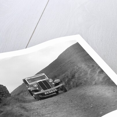 Kitty Brunell road testing a Standard Little Twelve saloon, c1932 by Bill Brunell