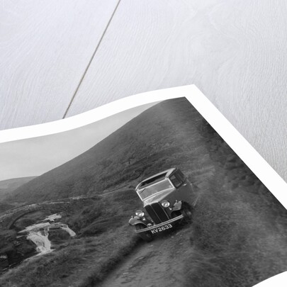 Kitty Brunell road testing a Standard Little Twelve saloon, c1932 by Bill Brunell