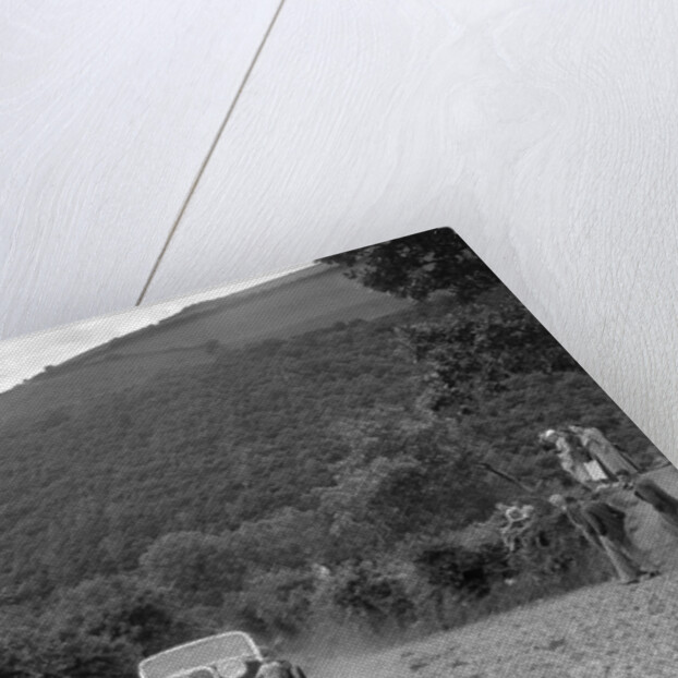 Singer sports competing in the Mid Surrey AC Barnstaple Trial, Beggars Roost, Devon, 1934 by Bill Brunell